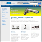 Screen shot of the Laboratory Precision Ltd website.