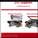 Screen shot of the Dtl Supplies Ltd website.