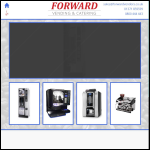 Screen shot of the Forward Vendors website.