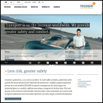 Screen shot of the Tecosim Technical Simulation Ltd website.