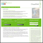 Screen shot of the Chapelfield Associates Ltd website.