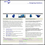 Screen shot of the Airmec Design Ltd website.