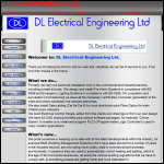 Screen shot of the Dl Electrical Engineering Ltd website.
