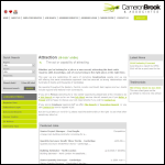 Screen shot of the Cameron Brook & Associates website.