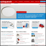 Screen shot of the Autoquench Ltd website.