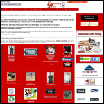 Screen shot of the Embroidery Depot website.