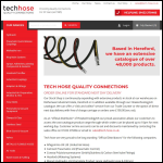 Screen shot of the Tech-hose website.