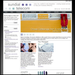 Screen shot of the Sundial Telecom website.