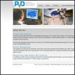 Screen shot of the Patterns & Dies Ltd website.