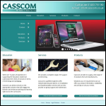 Screen shot of the Casscom Ltd website.