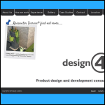 Screen shot of the Design 4 Plastics Ltd website.