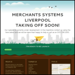 Screen shot of the Merchants Systems Ltd website.