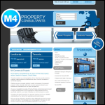 Screen shot of the M4 Property Consultants website.
