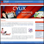 Screen shot of the Cylix Ltd website.