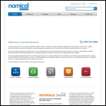 Screen shot of the Nomical Ltd website.