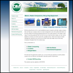 Screen shot of the DM Recycling Services Ltd website.