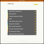 Screen shot of the Dortec Roller Shutters & Garage Doors website.