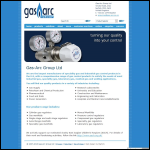 Screen shot of the Gas-Arc Group Ltd website.