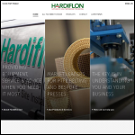 Screen shot of the Hardiflon Ltd website.