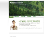 Screen shot of the Ascon Software Ltd website.