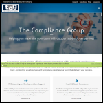 Screen shot of the The Compliance Group Ltd website.
