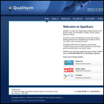 Screen shot of the Qualiturn Ltd website.