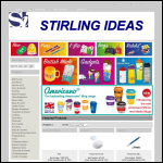 Screen shot of the Stirling Ideas website.