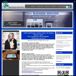 Screen shot of the Dh Business Services website.