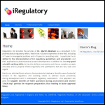Screen shot of the Iregulatory Ltd website.