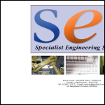 Screen shot of the Specialist Engineering Solutions Ltd website.