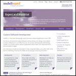 Screen shot of the Mehdiward Ltd website.