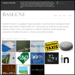 Screen shot of the Baseline Creative Ltd website.