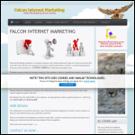Screen shot of the Falcon Internet Marketing website.