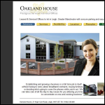 Screen shot of the Oakland House Shopfitters Ltd website.