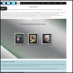 Screen shot of the Silver Holographic Ltd website.