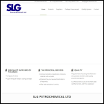 Screen shot of the Slg Petrochemical Ltd website.