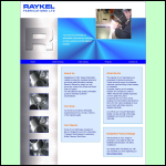 Screen shot of the Raykel Fabrications Ltd website.