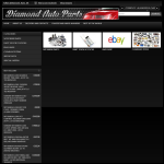 Screen shot of the Diamond Auto Parts website.