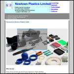 Screen shot of the Newtown Plastics Ltd website.