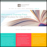 Screen shot of the Shanway Press website.