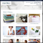 Screen shot of the Bursali Towels (UK) Ltd website.