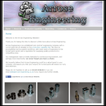 Screen shot of the Arrose Engineering website.