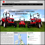 Screen shot of the Siromer Tractors website.