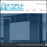 Screen shot of the Octopus Cabling Ltd website.