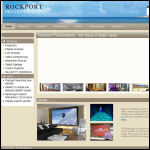 Screen shot of the Rockport Presentations Ltd website.