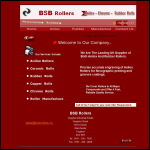 Screen shot of the BSB Rollers website.