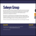 Screen shot of the Selwyn Construction Engineering Ltd website.