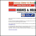 Screen shot of the Hughes & Holmes Ltd website.