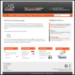 Screen shot of the On-site Scanning Ltd website.