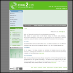 Screen shot of the Eng 2 Ltd website.